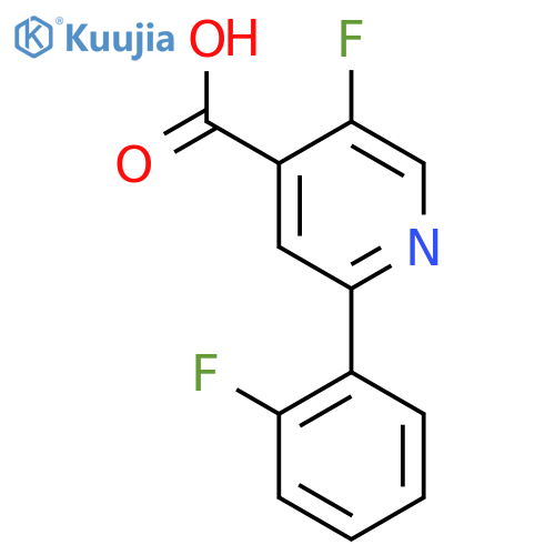 5-Fluoro-2-(2-fluorophenyl)isonicotinic acid structure