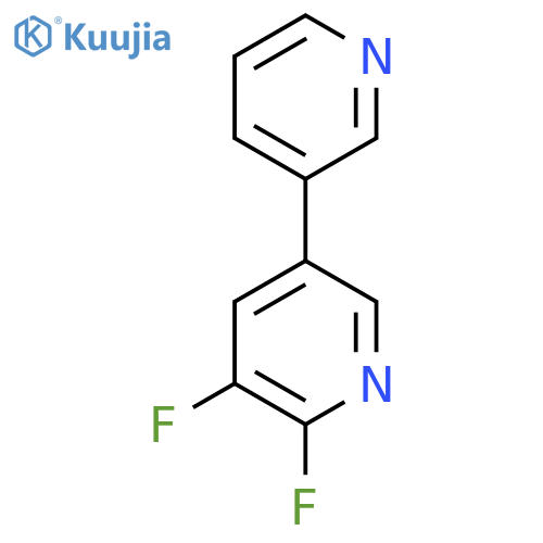 2,3-Difluoro-5-(pyridin-3-yl)pyridine structure