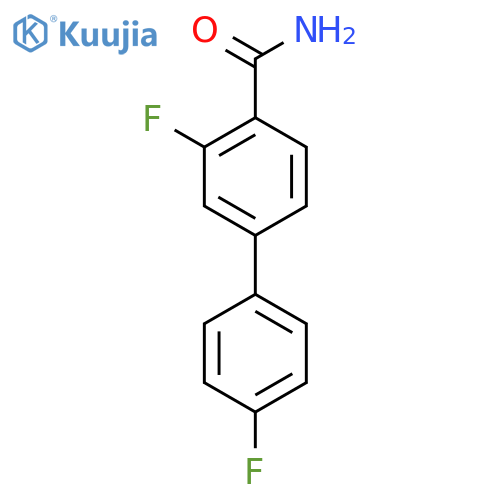 4',3-Difluorobiphenyl-4-carboxamide structure