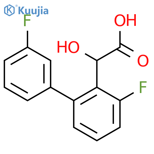 2-(3',3-Difluorobiphenyl-2-yl)-2-hydroxyacetic acid structure
