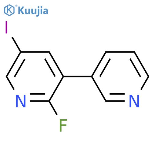 2-Fluoro-5-iodo-3-(pyridin-3-yl)pyridine structure