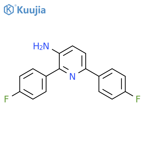 2,6-Bis(4-fluorophenyl)pyridin-3-amine structure