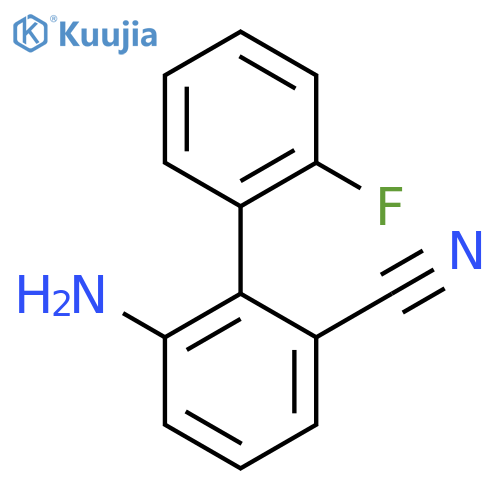 2-Amino-2'-fluorobiphenyl-6-carbonitrile structure