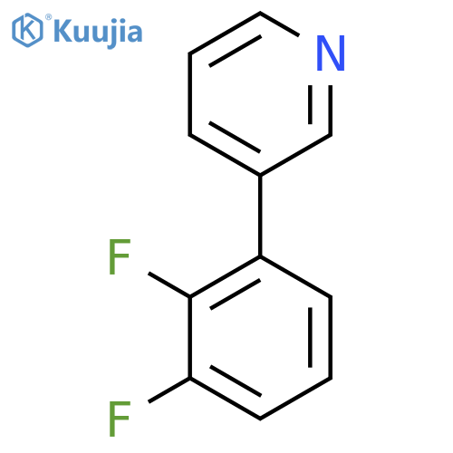 3-(2,3-Difluorophenyl)pyridine structure