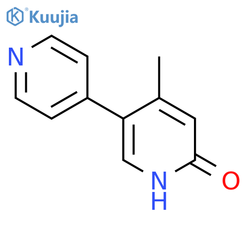 4-Methyl-5-(pyridin-4-yl)pyridin-2-ol structure