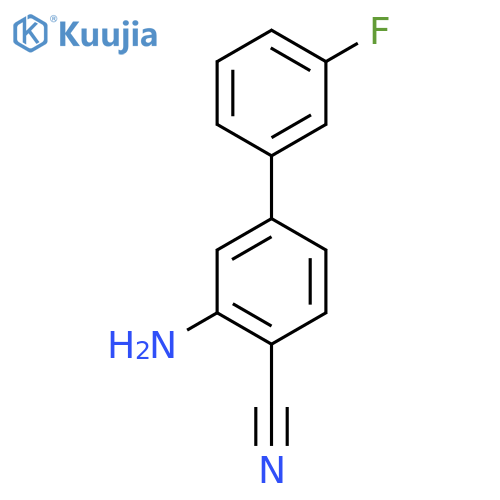 3-Amino-3'-fluorobiphenyl-4-carbonitrile structure