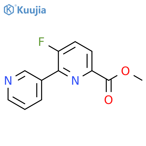 Methyl 5-fluoro-6-(pyridin-3-yl)picolinate structure
