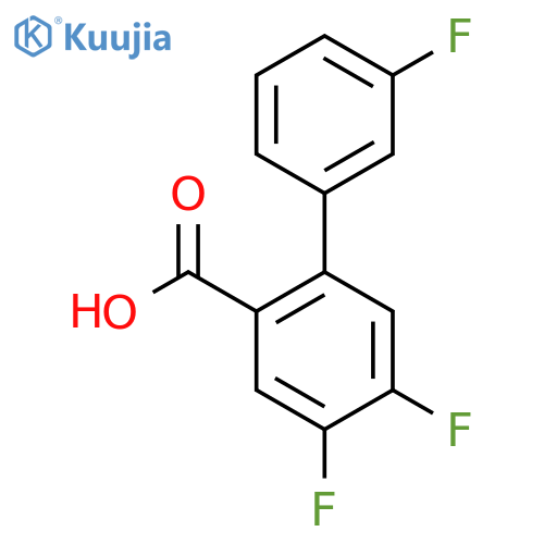 3',4,5-Trifluorobiphenyl-2-carboxylic acid structure