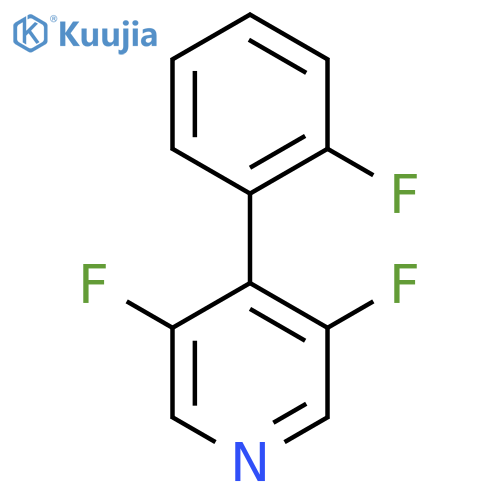 3,5-Difluoro-4-(2-fluorophenyl)pyridine structure