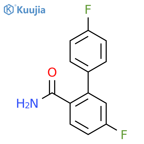 4',5-Difluorobiphenyl-2-carboxamide structure