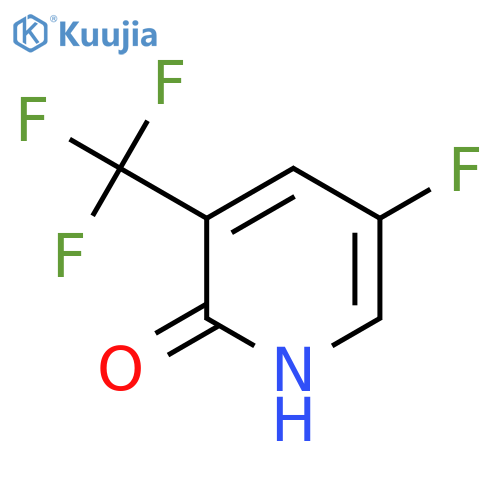 5-Fluoro-2-hydroxy-3-(trifluoromethyl)pyridine structure