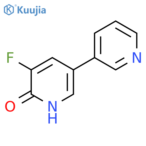 3-Fluoro-5-(pyridin-3-yl)pyridin-2-ol structure