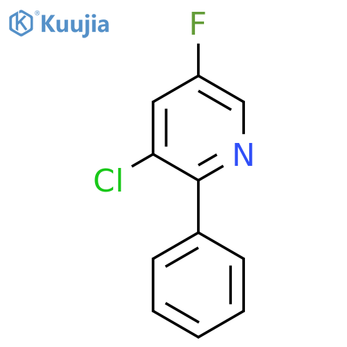 3-Chloro-5-fluoro-2-phenylpyridine structure