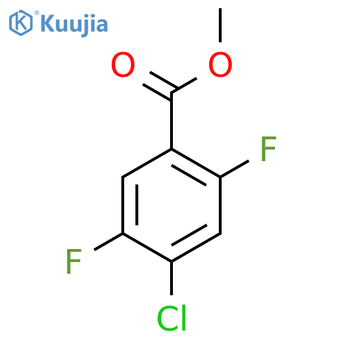 Methyl 4-Chloro-2,5-difluorobenzoate structure