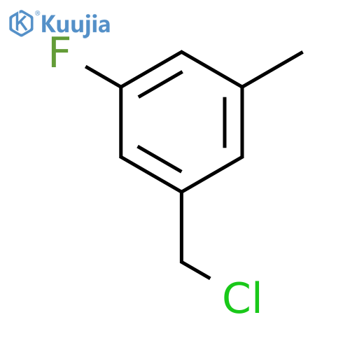 1-(chloromethyl)-3-fluoro-5-methylbenzene structure