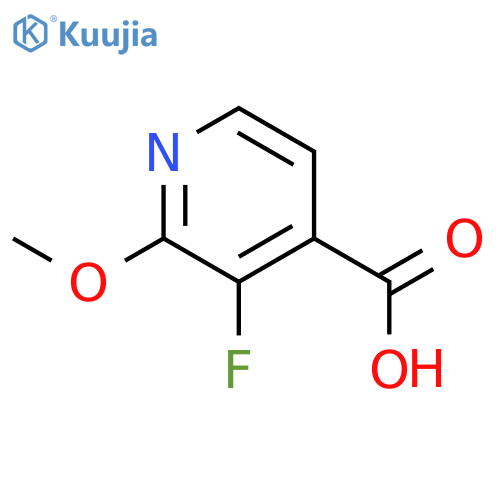 3-Fluoro-2-methoxyisonicotinic acid structure