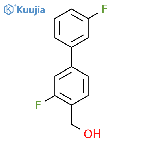 (3',3-Difluorobiphenyl-4-yl)methanol structure