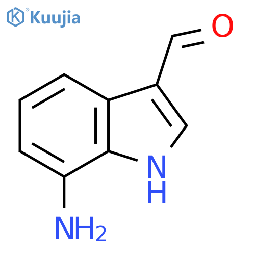 7-amino-1H-indole-3-carbaldehyde structure