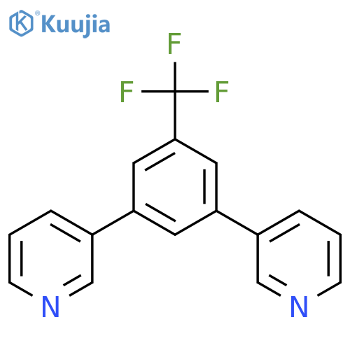 3-(3-(Pyridin-3-yl)-5-(trifluoromethyl)phenyl)pyridine structure