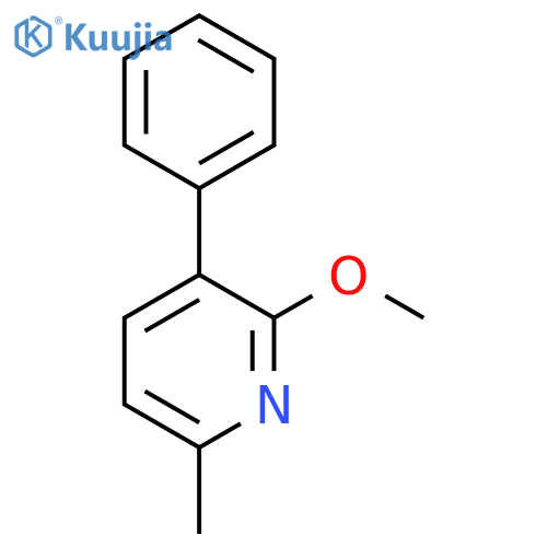 2-Methoxy-6-methyl-3-phenylpyridine structure