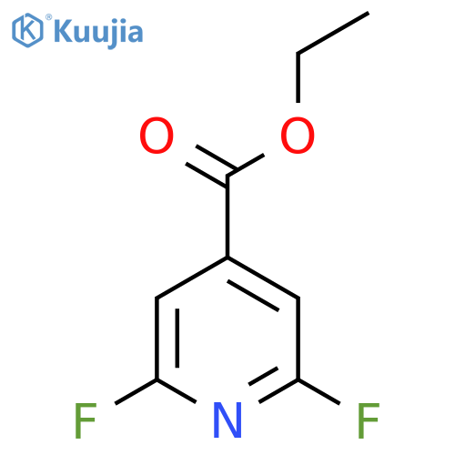 Ethyl 2,6-difluoroisonicotinate structure
