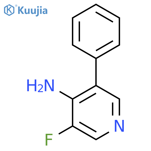 4-Amino-5-fluoro-3-phenylpyridine structure