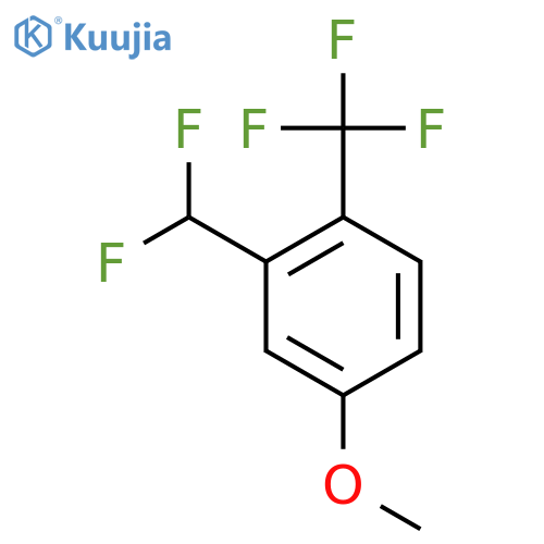 3-(Difluoromethyl)-4-(trifluoromethyl)anisole structure