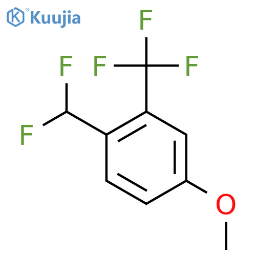 4-(Difluoromethyl)-3-(trifluoromethyl)anisole structure