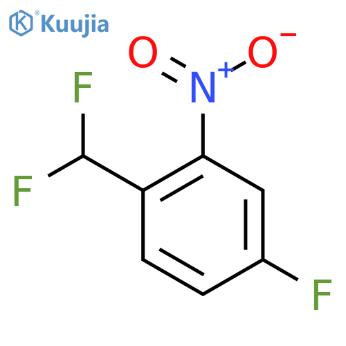 1-(Difluoromethyl)-4-fluoro-2-nitrobenzene structure