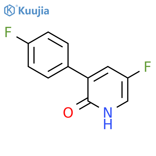 5-Fluoro-3-(4-fluorophenyl)pyridin-2-ol structure