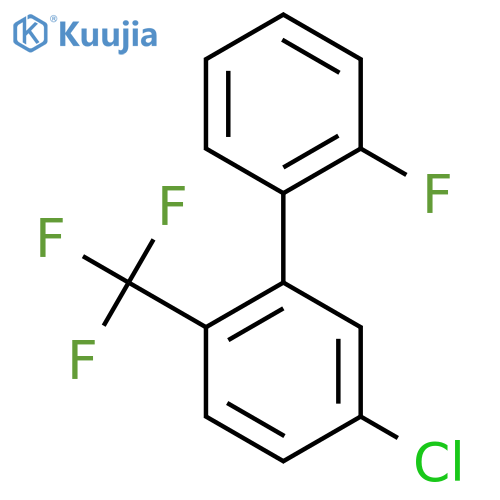 5-Chloro-2'-fluoro-2-(trifluoromethyl)biphenyl structure