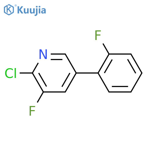 2-Chloro-3-fluoro-5-(2-fluorophenyl)pyridine structure