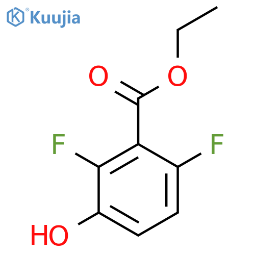 Ethyl 2,6-difluoro-3-hydroxybenzoate structure