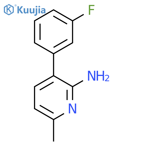 3-(3-Fluorophenyl)-6-methylpyridin-2-amine structure