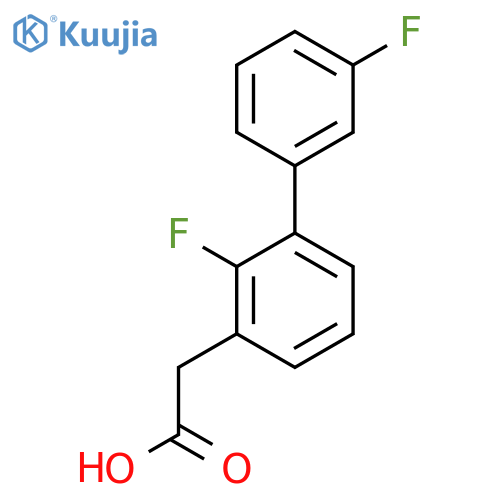 2-(3',2-Difluorobiphenyl-3-yl)acetic acid structure