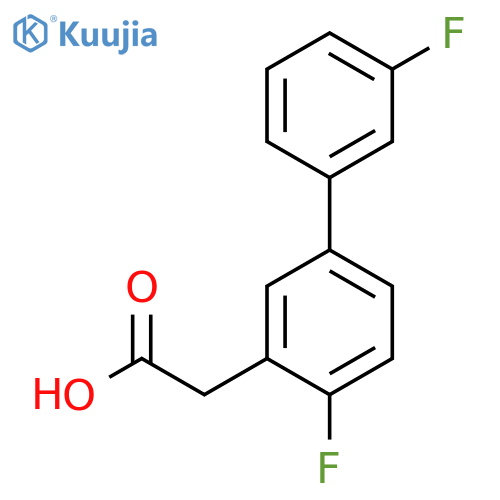2-(3',4-Difluorobiphenyl-3-yl)acetic acid structure