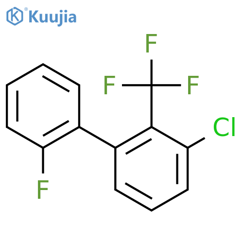 3-Chloro-2'-fluoro-2-(trifluoromethyl)biphenyl structure