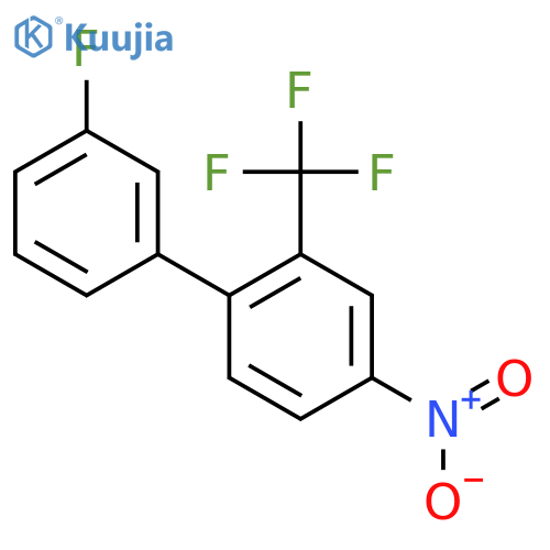 3'-Fluoro-4-nitro-2-(trifluoromethyl)biphenyl structure