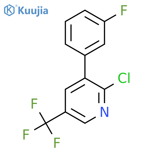 2-Chloro-3-(3-fluorophenyl)-5-(trifluoromethyl)pyridine structure