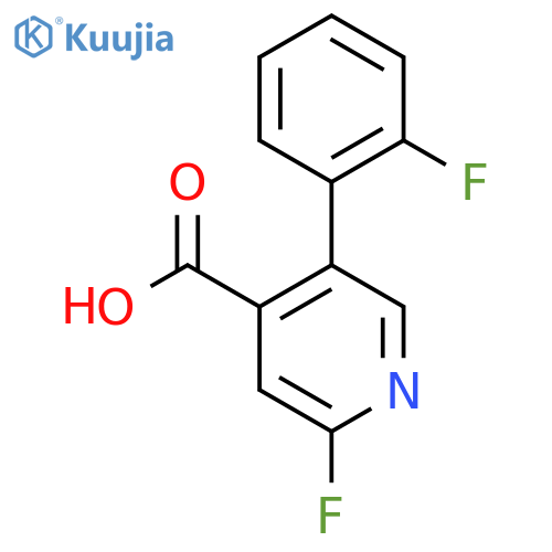 2-Fluoro-5-(2-fluorophenyl)isonicotinic acid structure
