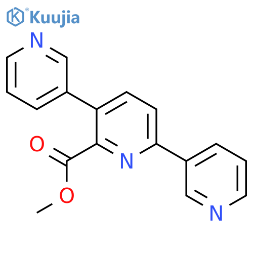 Methyl 3,6-di(pyridin-3-yl)picolinate structure