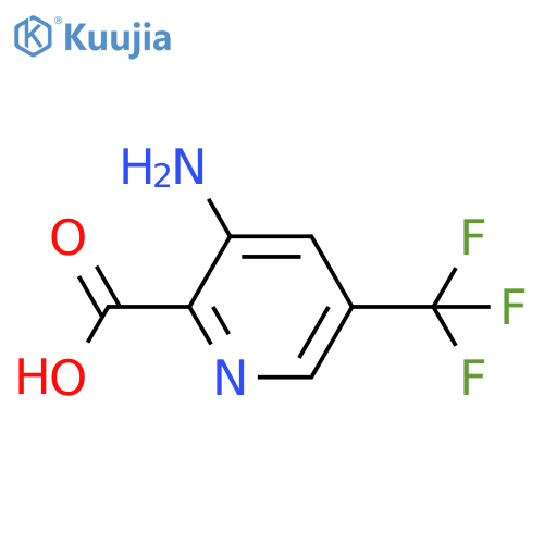 3-Amino-5-(trifluoromethyl)picolinic Acid structure