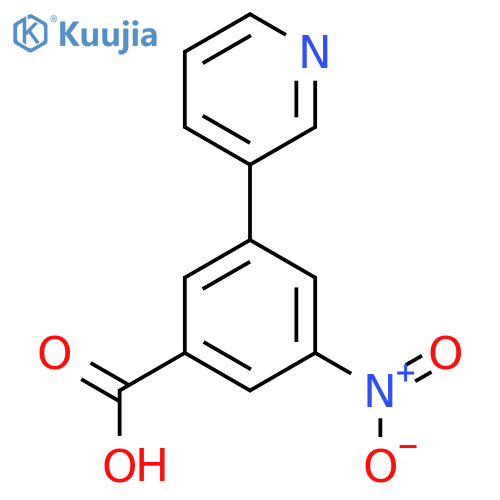 3-Nitro-5-(pyridin-3-yl)benzoic acid structure