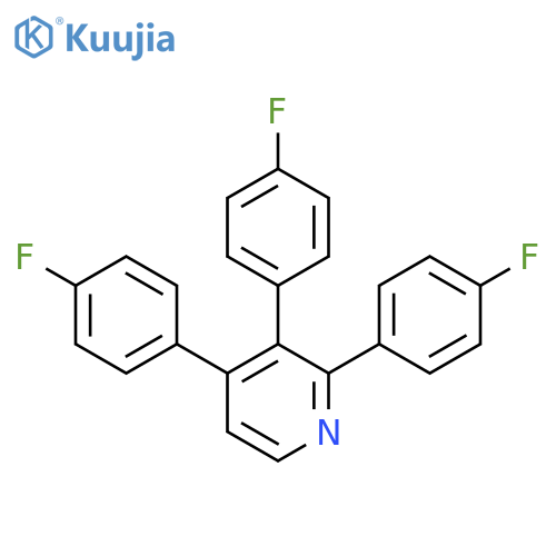 2,3,4-Tris(4-fluorophenyl)pyridine structure
