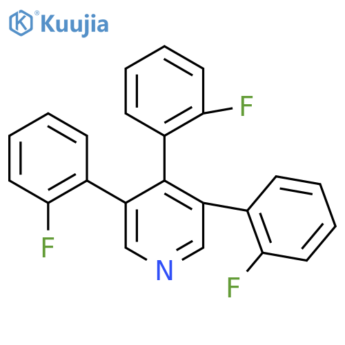 3,4,5-Tris(2-fluorophenyl)pyridine structure