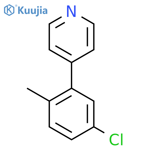 4-(5-Chloro-2-methylphenyl)pyridine structure