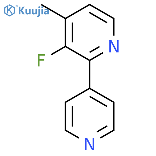 3-Fluoro-4-methyl-2-(pyridin-4-yl)pyridine structure