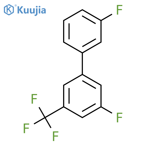 3,3'-Difluoro-5-(trifluoromethyl)biphenyl structure