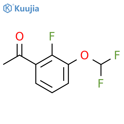 3'-Difluoromethoxy-2'-fluoroacetophenone structure