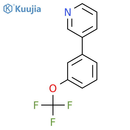 3-(3-(Trifluoromethoxy)phenyl)pyridine structure